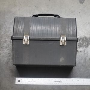 Vintage Black Lunchbox with Handle